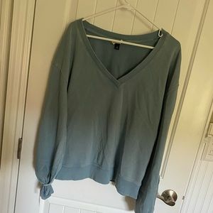 Universal Thread Teal V Neck Sweater Size XXL